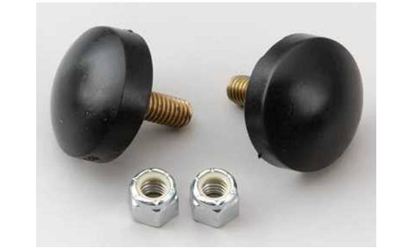 Bump Stop: Universal Flat disc Singe bolt (pr) - Polyurethane